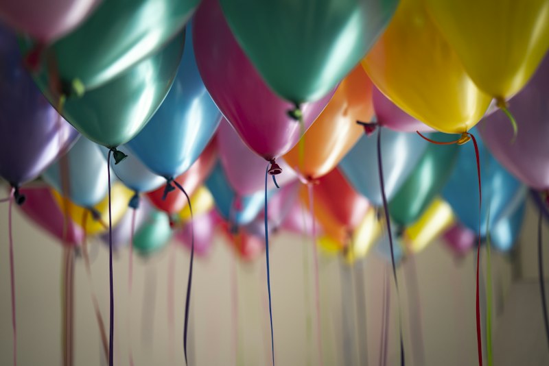 Party confetti fail celebration